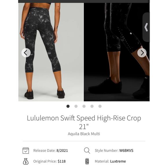 Lululemon swift speed leggings women 18 - Picture 2 of 10